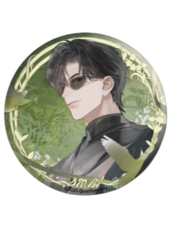 黑眼镜圆形冰箱贴-自然之灵系列