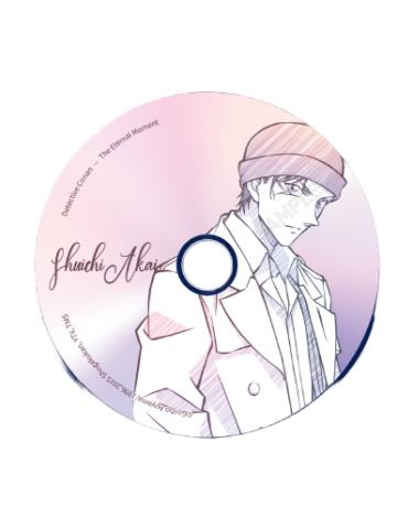 赤井秀一手绘风CD亚克力杯垫-永远的一瞬快闪系列