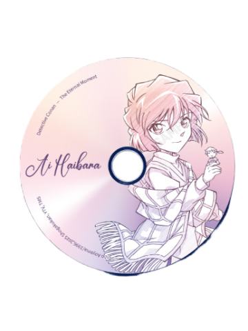 灰原哀手绘风CD亚克力杯垫-永远的一瞬快闪系列