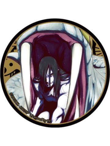 大蛇丸鎏金浮雕徽章-漫序疾风传