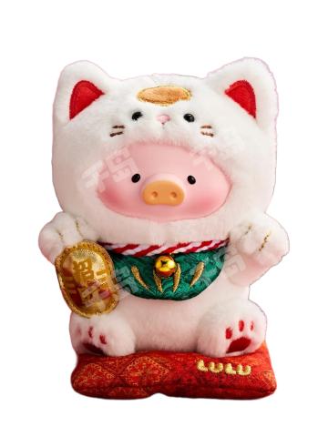  罐头猪LuLu- 「 一喵在手，财富我有」 胶脸毛绒挂件
