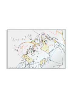 江户川柯南&毛利兰原画立板-TV30周年纪念展系列