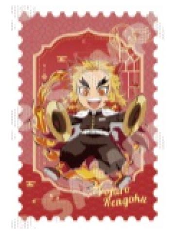 炼狱杏寿郎烫金邮票卡-中国版乐器系列