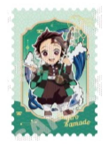 灶门炭治郎烫金邮票卡-中国版乐器系列