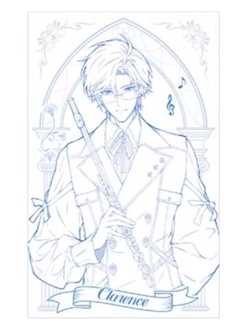 司岚线稿明信片-2025音乐会主题重逢与永恒之诗系列