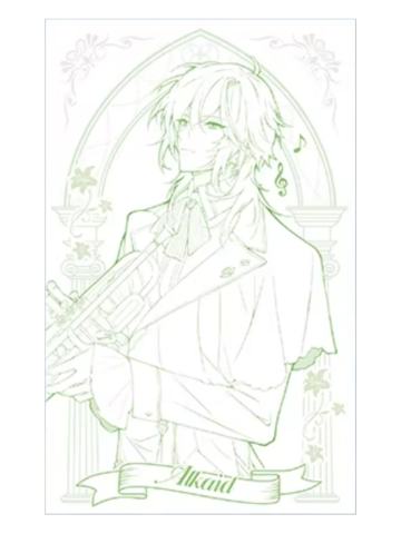 路辰线稿明信片-2025音乐会主题重逢与永恒之诗系列