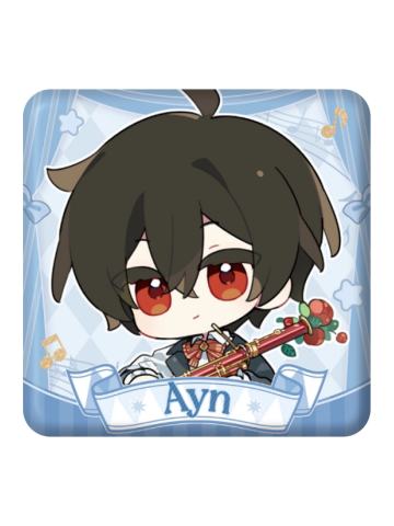 艾因Q版方形徽章-2025音乐会主题重逢与永恒之诗系列