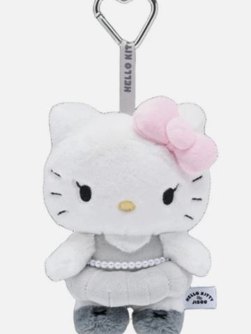 毛绒挂件-灰粉款