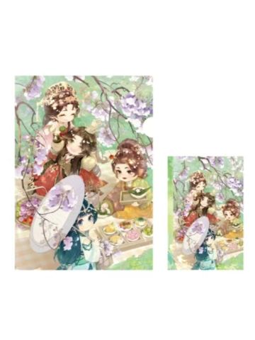 I款文件夹明信片套组-YOUCARD春意福满有赏