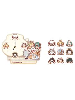 多人B款E赏亚克力立牌时钟-美味赏系列