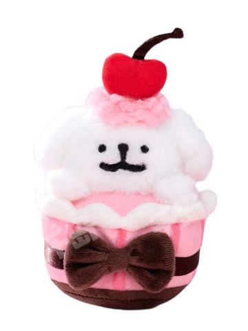 小白 蛋糕款毛绒挂件