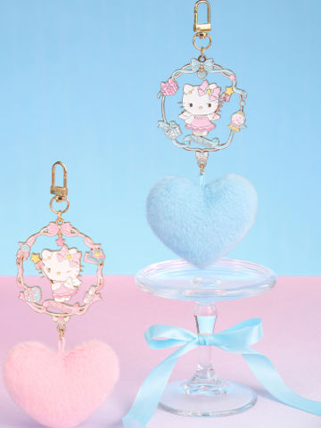 三丽鸥家族小飞马系列-爱心金属挂件