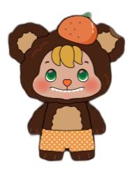 橙皮巧克力-面面熊