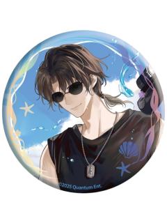 黑眼镜圆形冰箱贴-云水夏色系列