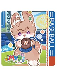 兔爷徽章-棒球系列