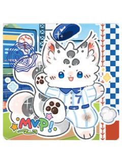 核桃(隐藏款)徽章-棒球系列