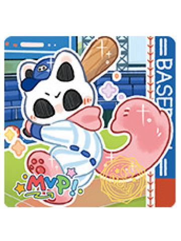 小髅徽章-棒球系列