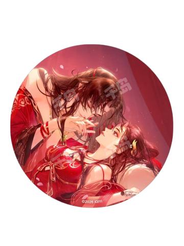 庾晚音&夏侯澹线上满赠亚克力杯垫-潮衍官周第三弹