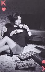 26台历扑克牌 红桃k