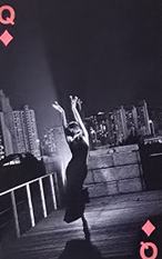 26台历扑克牌 方块q