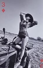 26台历扑克牌 方块3