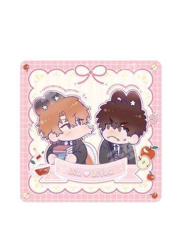 瑠&理有方形纸杯垫-满赠(线上)