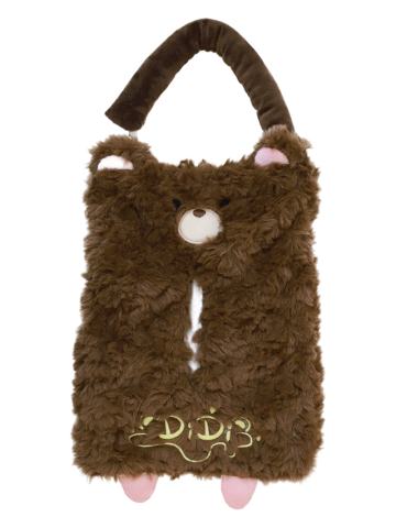 DIDI冬日么么茶系列毛绒纸巾挂袋