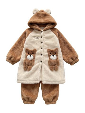 DIDI冬日么么茶系列毛绒睡衣