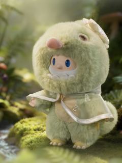 变色龙搪胶毛绒挂件