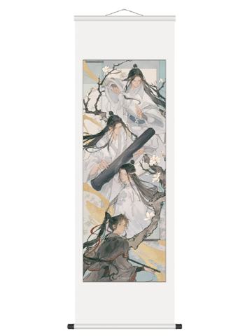 魏无羡＆蓝忘机卷轴挂画-寄平生系列