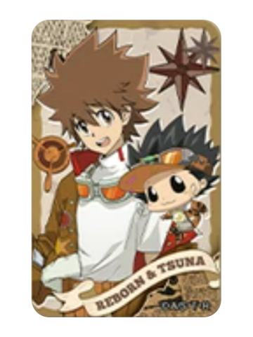 泽田纲吉&里包恩方形徽章-匣翼巡航官方主题快闪