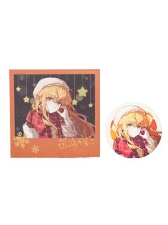 苏沐橙六等赏马口铁徽章套组1-悠然假期系列