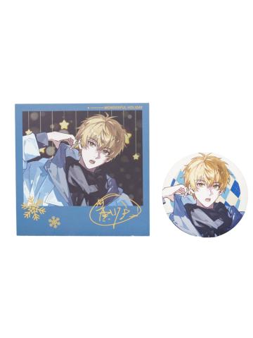 黄少天六等赏马口铁徽章套组1-悠然假期系列