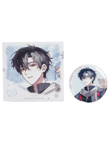 叶修六等赏马口铁徽章套组2-悠然假期系列