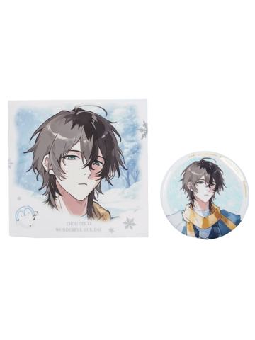 周泽楷六等赏马口铁徽章套组2-悠然假期系列