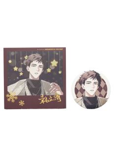 韩文清六等赏马口铁徽章套组1-悠然假期系列