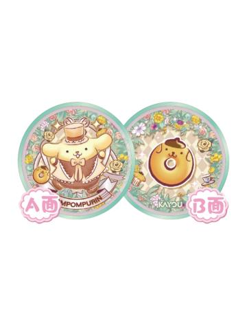 布丁狗(甜茶款)双面糖果徽章-卡游缤纷茶歇系列