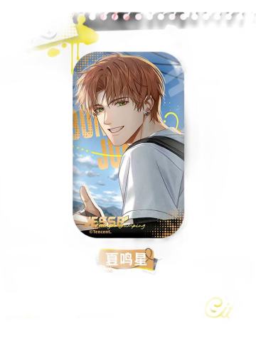 夏鸣星款-城市漫游系列马口铁徽章