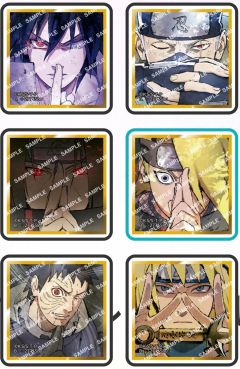 迷你色纸-疾风传万代第四弹-资料图