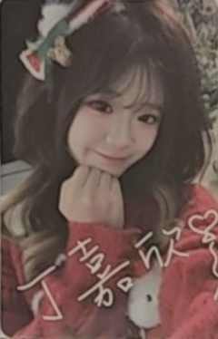 丁嘉欣 绛雪星愿主题纪念数签