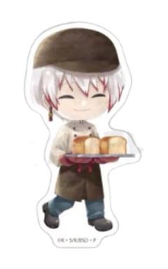 条野采菊贴纸-绘本风面包店Q版系列