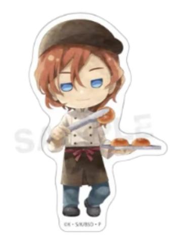 中原中也贴纸-绘本风面包店Q版系列