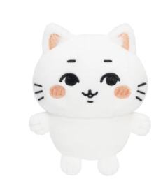 白猫迷你坐姿玩偶-突然变得很强系列-资料图