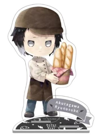 芥川龙之介立牌-绘本风面包店Q版系列