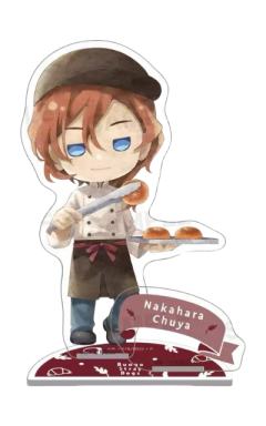 中原中也立牌-绘本风面包店Q版系列