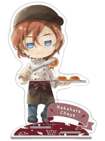 中原中也立牌-绘本风面包店Q版系列