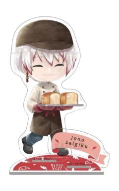 条野采菊立牌-绘本风面包店Q版系列