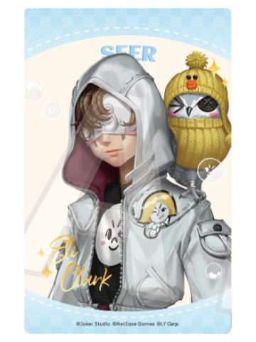 先知烫金透卡-LINE FRIENDS快闪