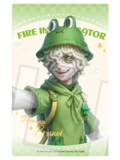 火灾调查员烫金透卡-LINE FRIENDS快闪