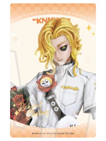 骑士烫金透卡-LINE FRIENDS快闪